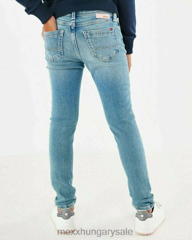 XV8H6871 lányok Mexx juno vékony lábú farmer világos vintage kék