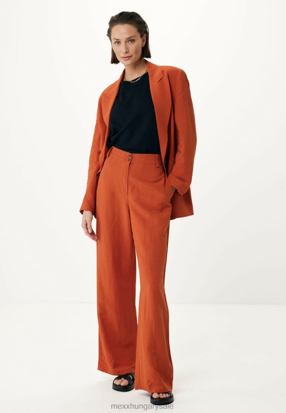 XV8H688 nők Mexx vászonnadrág tégla narancs