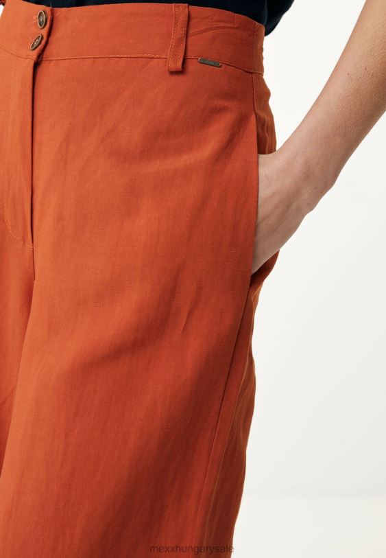 XV8H688 nők Mexx vászonnadrág tégla narancs
