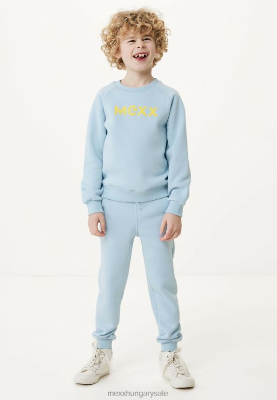 XV8H6888 fiúk Mexx legénységi nyakú pulóver artwork light kék