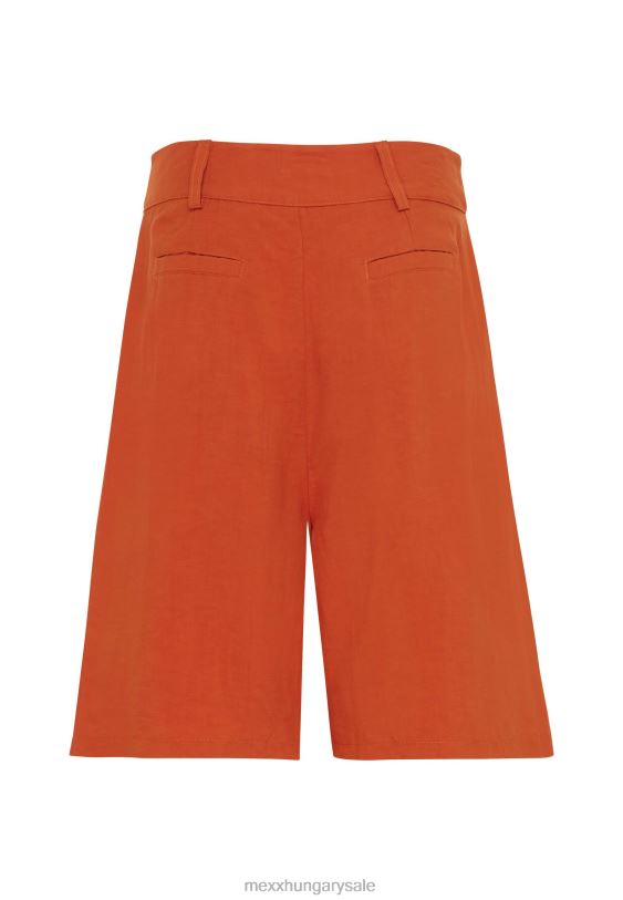 XV8H689 nők Mexx vászon rövidnadrág tégla narancs