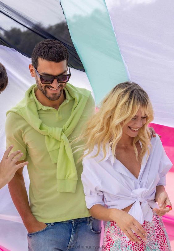 XV8H690 nők Mexx túlméretezett törtfehér blúz pamut