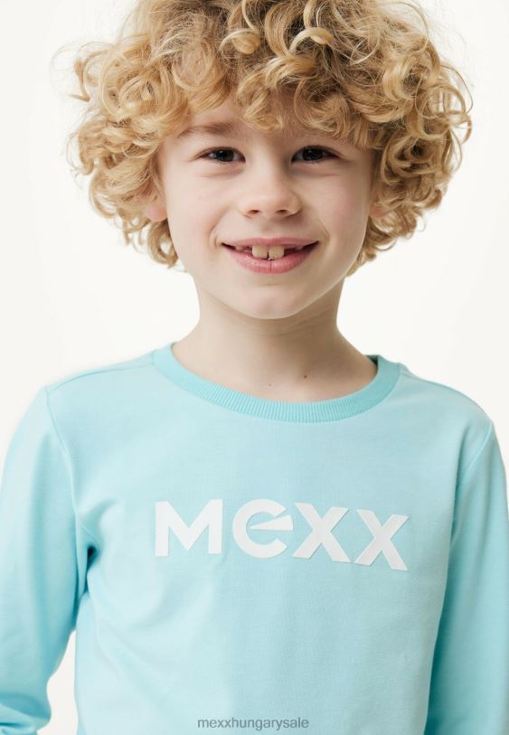 XV8H6903 fiúk Mexx hosszú ujjú póló gumimintás kék
