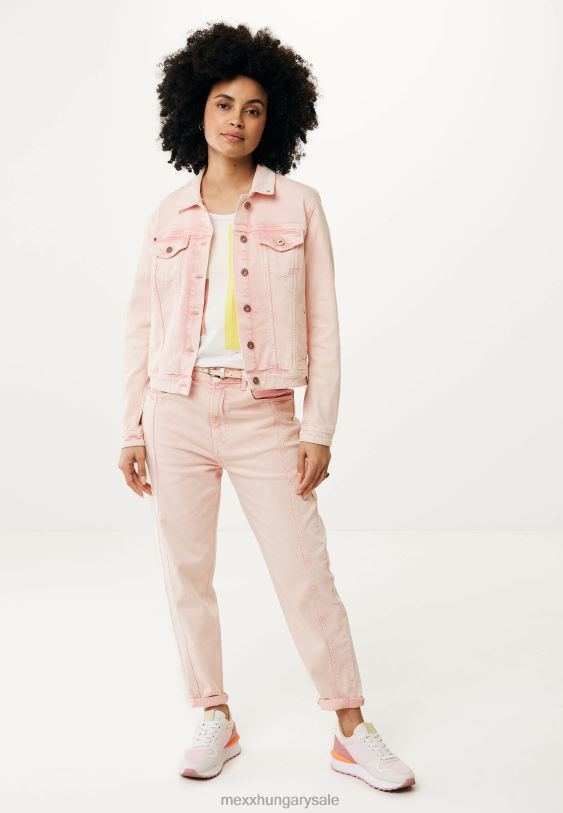 XV8H692 nők Mexx xenia derékközép farmernadrág rózsaszín