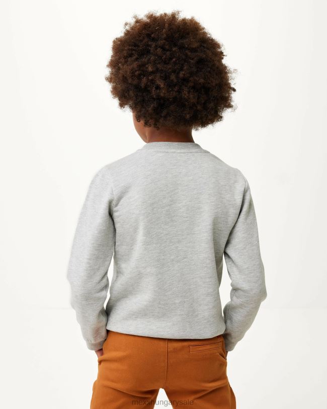XV8H6929 fiúk Mexx crewneck artwork pulóver közelharci szürke