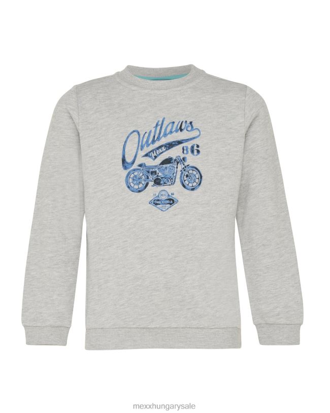 XV8H6929 fiúk Mexx crewneck artwork pulóver közelharci szürke