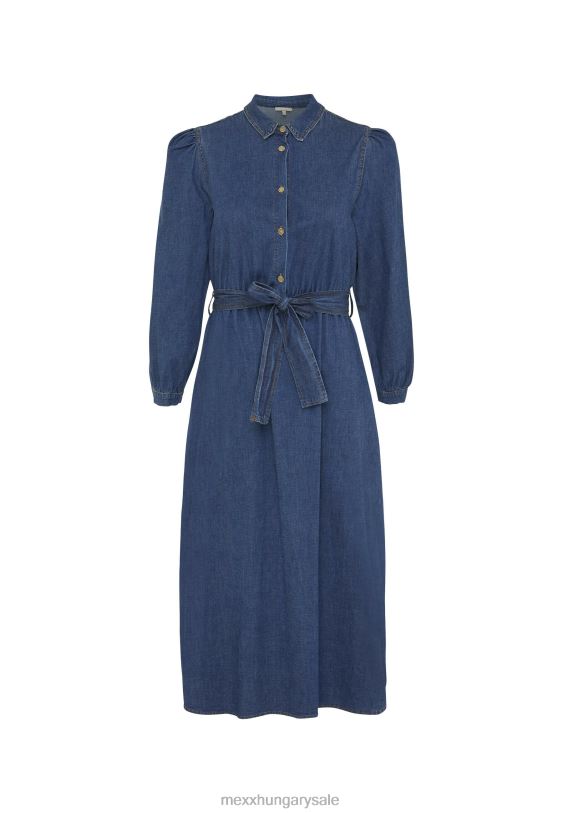 XV8H693 nők Mexx kiszélesedő pólóruha farmer kék