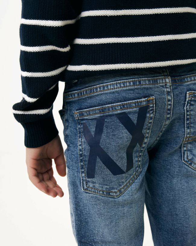 XV8H6932 fiúk Mexx jess normál derék/egyenes szárú farmer vintage kék