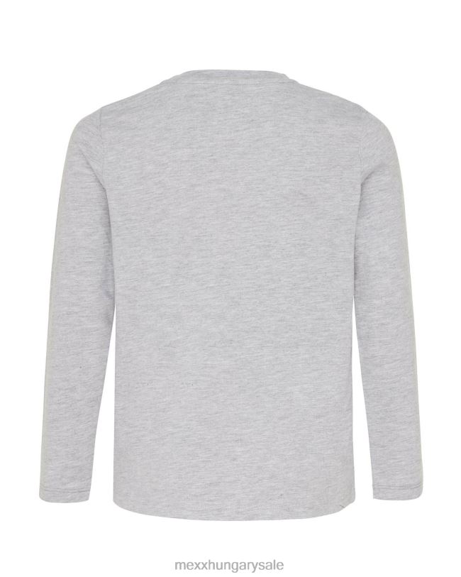 XV8H6940 fiúk Mexx hosszú ujjú műalkotás póló közelharci szürke