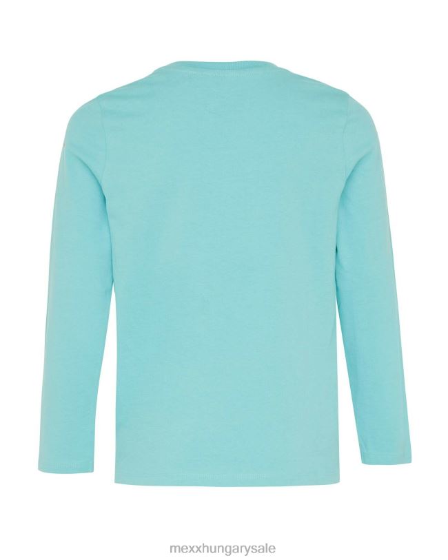 XV8H6941 fiúk Mexx hosszú ujjú műalkotás póló óceán kék