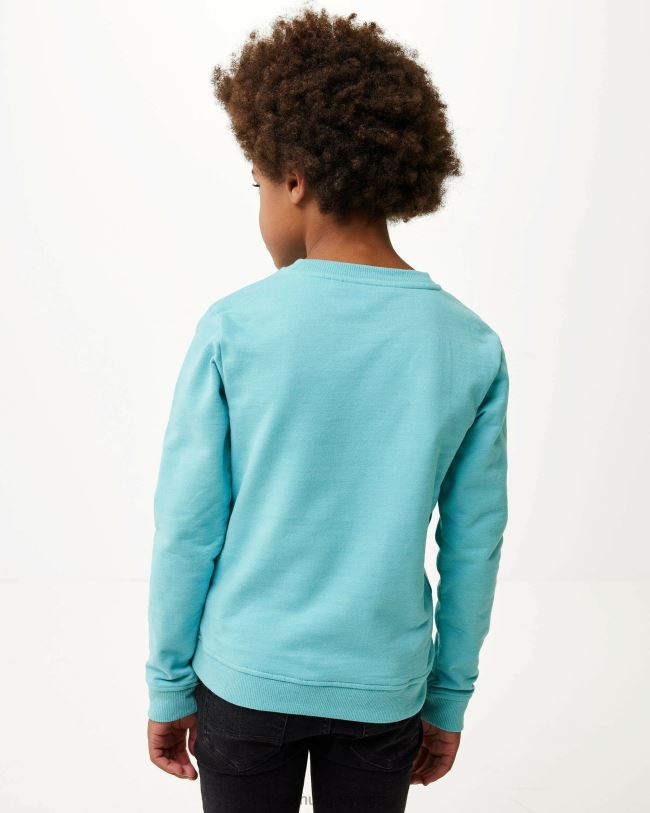 XV8H6953 fiúk Mexx crewneck logó szállító óceán kék