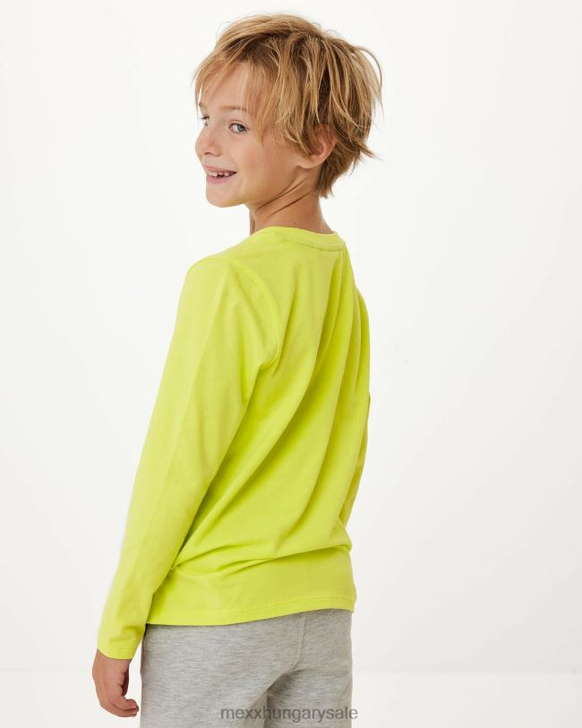 XV8H6956 fiúk Mexx póló műalkotás neon sárga