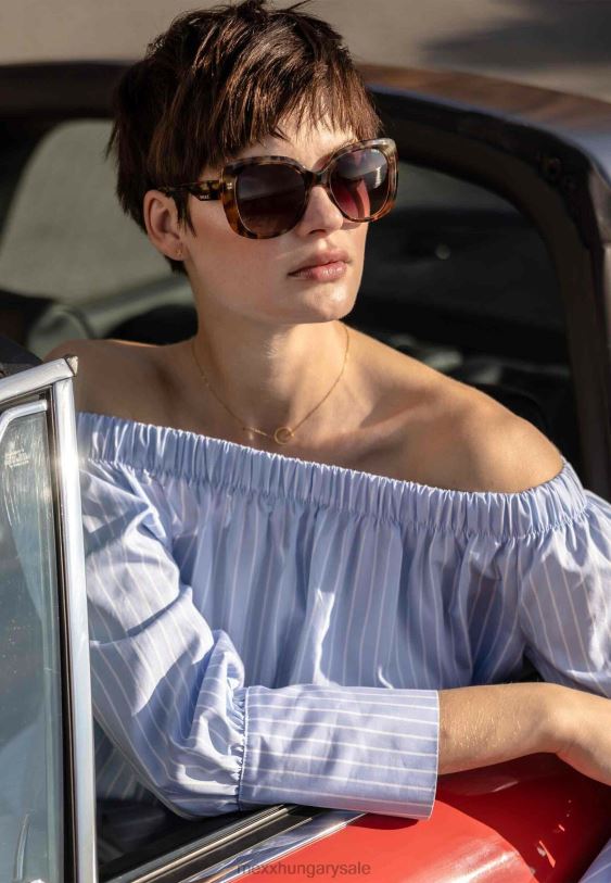 XV8H696 nők Mexx vállból blúz kék