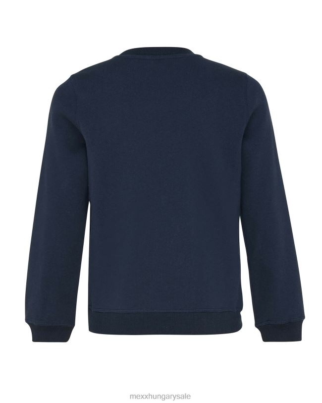 XV8H6960 fiúk Mexx kétirányú sequine crewneck haditengerészet kék