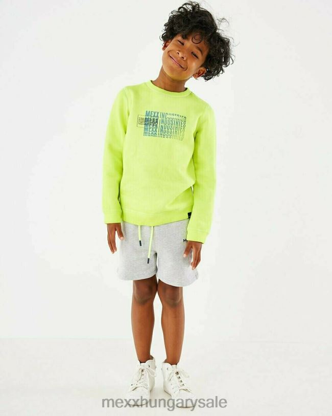 XV8H6961 fiúk Mexx alap neon pulóver sárga