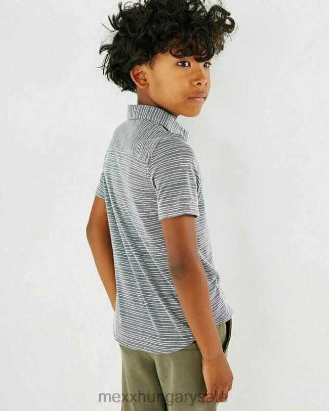 XV8H6962 fiúk Mexx blúz rövid ujjú sötétkék kék