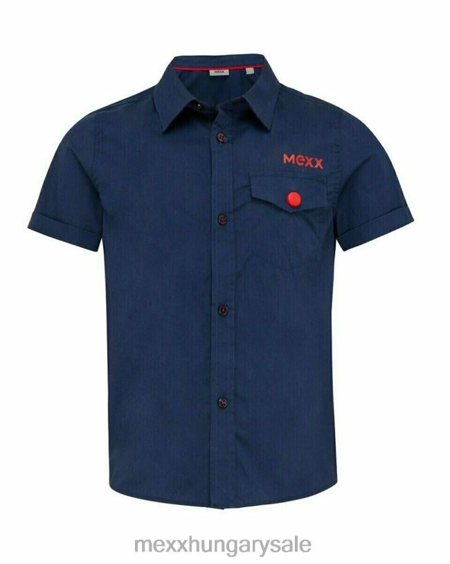 XV8H6963 fiúk Mexx blúz rövid ujjú sötétkék kék