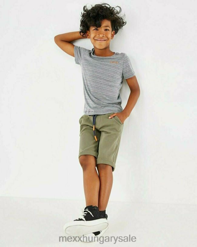 XV8H6964 fiúk Mexx csíkos póló sötétkék kék