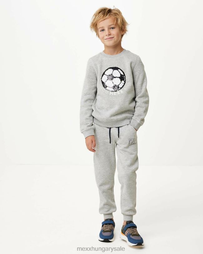 XV8H6965 fiúk Mexx kétirányú sequince crewneck közelharc szürke