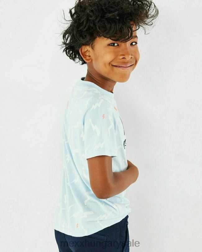 XV8H6970 fiúk Mexx nyomott póló világoskék kék