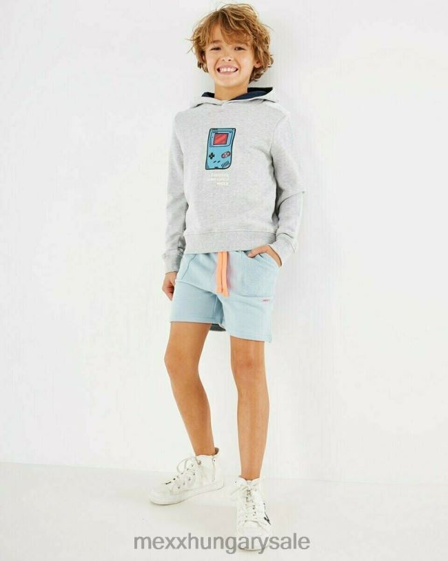 XV8H6975 fiúk Mexx kapucnis pulóver szürke közelharc szürke