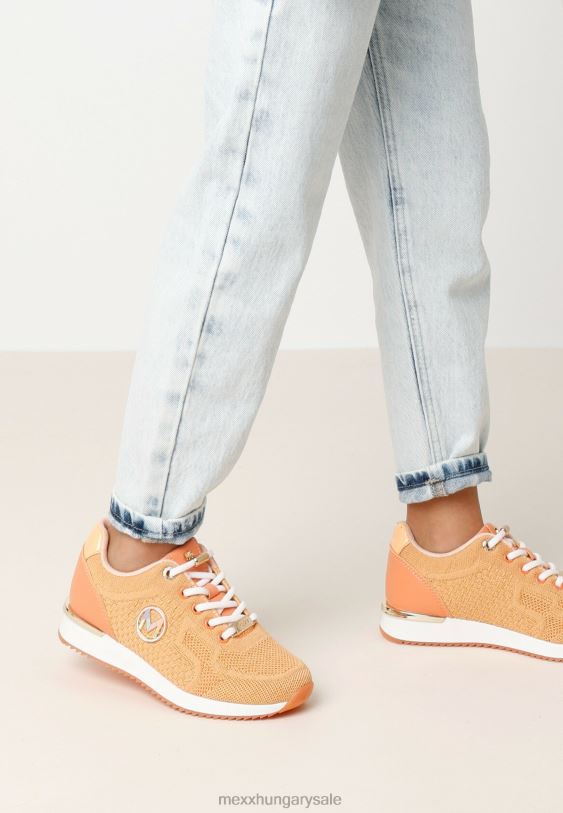 XV8H6989 lányok Mexx tornacipő gitte csillogó mini barack narancs