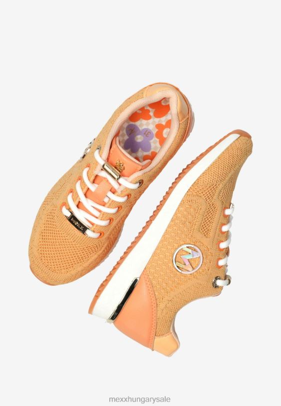 XV8H6989 lányok Mexx tornacipő gitte csillogó mini barack narancs