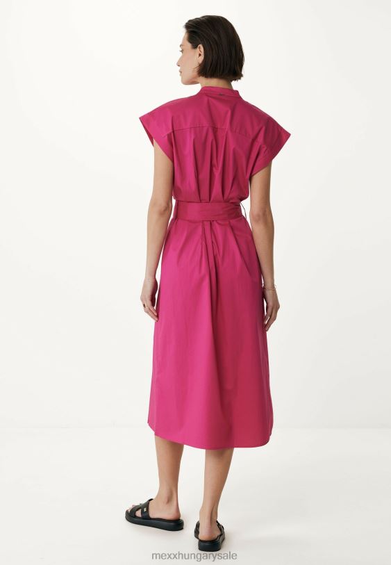 XV8H699 nők Mexx begombolt pólóruha meleg rózsaszín