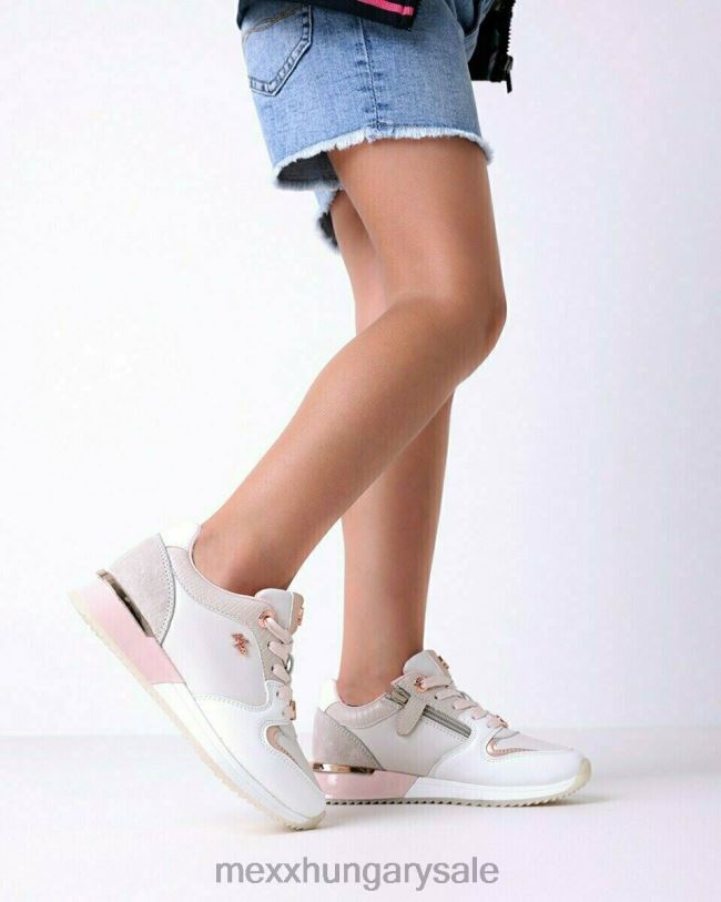 XV8H6995 lányok Mexx fleur tornacipő mini bézs/rózsaszín rózsaszín