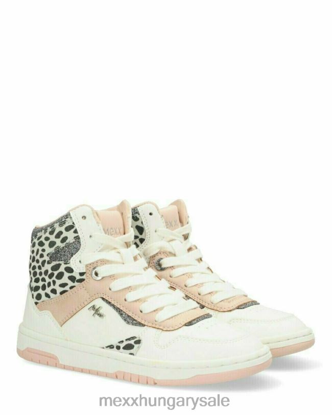 XV8H6999 lányok Mexx ginia fehér tornacipő rózsaszín