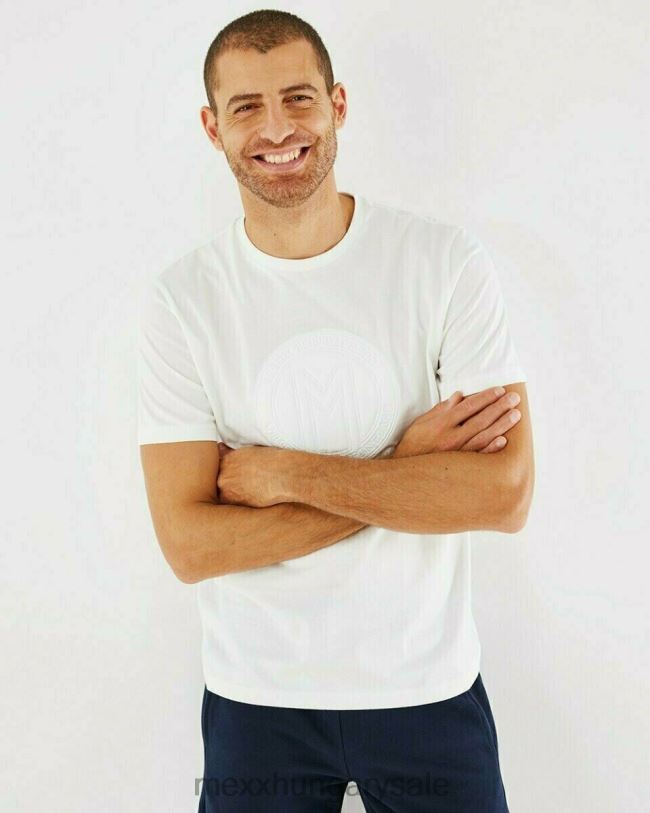 XV8H6586 férfiak Mexx póló crrewneck le fehér