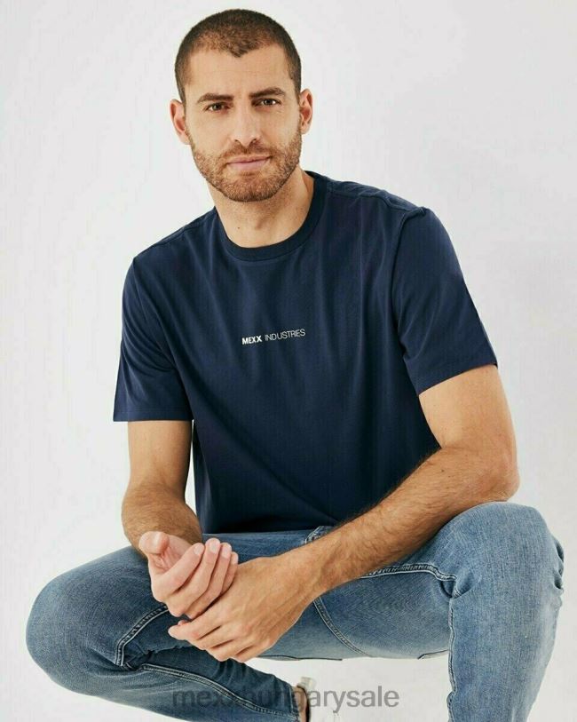 XV8H6617 férfiak Mexx póló sötétkék kék