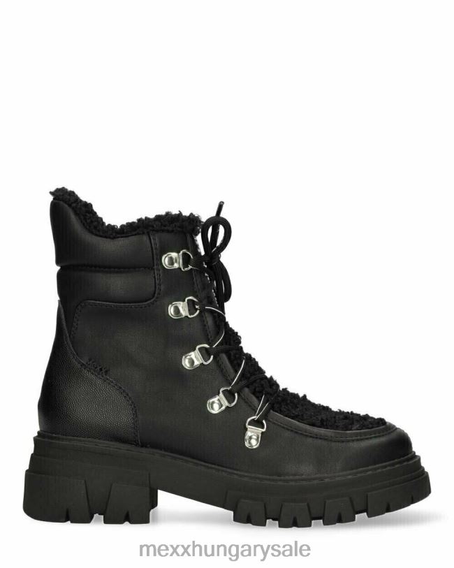 XV8H6390 nők Mexx bokacsizma hideg fekete schwarz