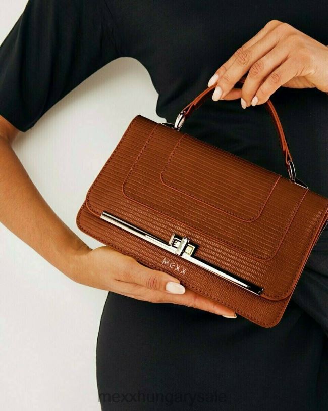 XV8H6435 nők Mexx flapover crossbody bag barna barna